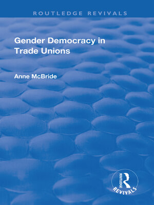 cover image of Gender Democracy in Trade Unions